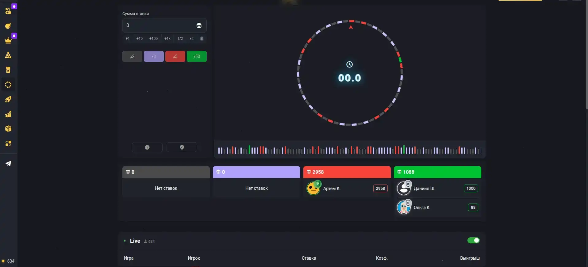 Millions casino зал игровых автоматов со столами, рулеткой и демо-режимом